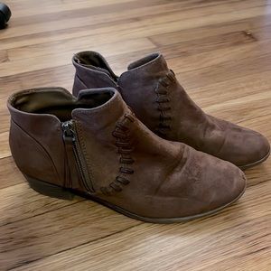 DONATING SOON: Brown Suede Booties